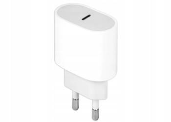Używany, Szybka Ładowarka Kostka 20W Uniwersalna Zasilacz Usb-C (Biała) na sprzedaż  Płońsko