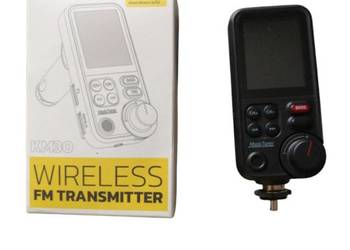 Transmiter samochodowy bluetooth Nulaxy KM30, nadajnik FM, używany na sprzedaż  Zawiercie