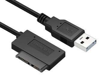 Adapter PC 6P + 7P USB 2.0 CD DVD SATA kabel dysku PC Laptop na sprzedaż  Bydgoszcz