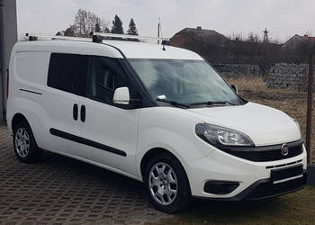 Fiat Doblo MAXI 5 OSÓB DŁUGI KLIMA 2 xDRZWI BOCZNE PRZESUWNE I-WŁAŚCICIEL …, używany na sprzedaż  Poręba
