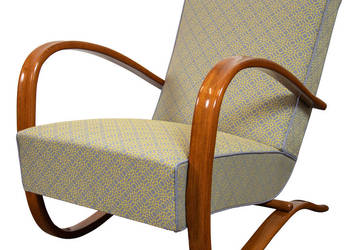 Fotel art deco Halabala H-269 Up Zavody klubowy designe, używany na sprzedaż  Swarzędz