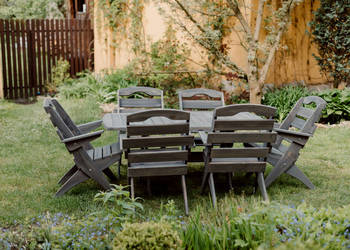 Meble ogrodowe drewniane składane typ S stół prostokąt na sprzedaż  Kalety