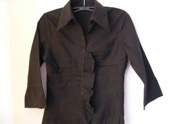 Bluzka czarna koszulowa R 38 na sprzedaż  Oborniki Śląskie