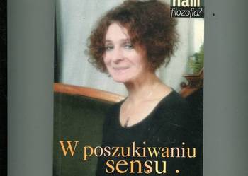 W poszukiwaniu sensu życia - Maria Szyszkowska na sprzedaż  Szczecin