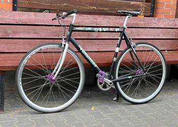 Oryginlany Rower Bianchi XL 28, singlespeed czarny na sprzedaż  Szczecin