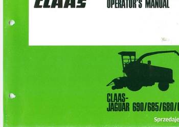 Claas Jaguar 690 685 680 675 instrukcja obsługi na sprzedaż  Kielce