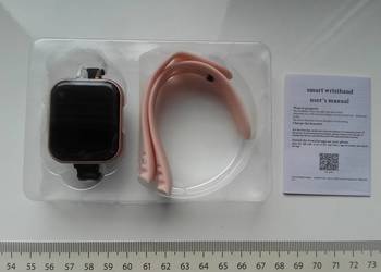 Używany, SmartWatch BT w kolorze różowym, NOWY, kolorowy LCD jeden pu na sprzedaż  Bydgoszcz