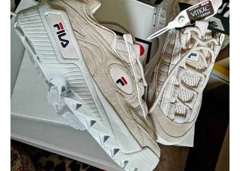 FILA buty Logowane Sneakersy półbuty sportowe Na platformie. SKÓRZANE! Nowe na sprzedaż  Leszno