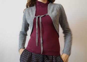 Sweter krótki z angory, zawiazywany na sprzedaż  Częstochowa