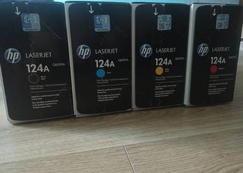 Komplet kolorowych oryginalnych tonerów HP 124a Q6000-6003 na sprzedaż  Warszawa