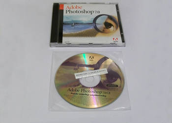 Płyty Adobe Photoshop 7.0 Upg od Windows 2000 do  Windows 11 na sprzedaż  Brzeg