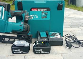 AKUMULATOROWA GWOŹDZIARKA MAKITA 18V 2X5Ah DBN600+ kufer na sprzedaż  Kościerzyna
