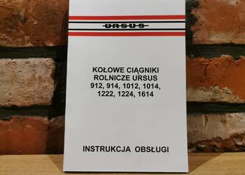 Instrukcja Obsługi Ursus 912 914 1014 1224 1614 1222 1012, używany na sprzedaż  Kępno