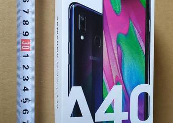 Samsung A40 pudełko z dokumentami i ładowarką NOWE! na sprzedaż  Łódź