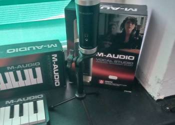 M-Audio Mikrofon Pojemnościowy USB + Klawiatura MIDI na sprzedaż  Bielsko-Biała