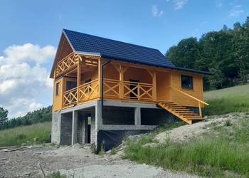 Dom całoroczny szkieletowy domy z drewna domy kanadyjskie na sprzedaż  Jeleśnia