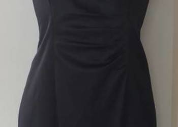 Krótka czarna sukienka z satyny Orsay rozm.M na sprzedaż  Lębork