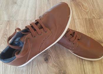 Buty RU 41/42 27cm tenisówki brązowe półbuty ecco/clarks/vans/wojas na sprzedaż  Białystok
