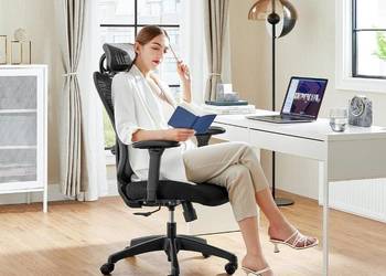 Krzesło ergonomiczne biurowe, do biurka, do komputera,, używany na sprzedaż  Groń