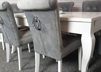 Używany, Krzesło tapicerowane szare od producenta HURT i detal na sprzedaż  Chełmża