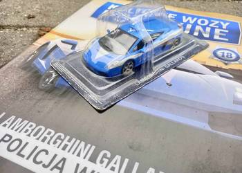 LAMBORGHINI GALLARDO deagostini 1:43 kultowe wozy policyjne, używany na sprzedaż  Warszawa