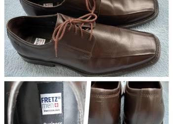 Używany, Fretz Men Szwajcaria buty męskie skórzane Busines na sprzedaż  Jastrzębie-Zdrój