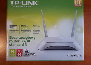 Używany, Router Wi-Fi N LTE TP-Link TL-MR3420 USB 3G/4G 2 anteny na sprzedaż  Warszawa