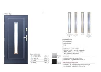 Drzwi KMT 10s1 - 54 PLUS 75 PLUS 75 PASSIVE 90 SUPERTHERM na sprzedaż  Szczekociny