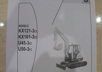 Instrukcja obsługi DTR koparka gąsienicowa Kubota KX161-3 na sprzedaż  Brzesko