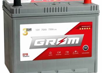 Akumulator GROM EFB START STOP 70Ah 730A - SOSNOWIEC na sprzedaż  Sosnowiec