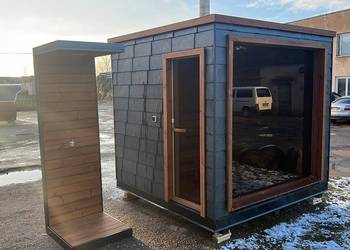 Modern Sauna Ogrodowa Bogato Wyposażona z Piecem Bania Domek na sprzedaż  Konstancin-Jeziorna