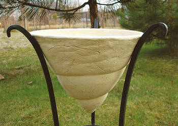 Używany, Donica ceramiczna mrozoodporna + stojak 80 cm. na sprzedaż  Jelenia Góra
