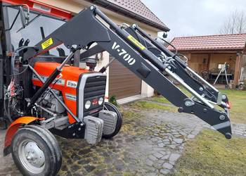 ŁADOWACZ CZOŁOWY-TuR III sek.do c360 c330 MF255 ZETOR 5011 7211 MONTAŻ, używany na sprzedaż  Bedlno