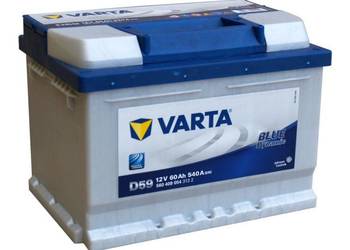 Akumulator  60Ah 540A VARTA Blue D59 na sprzedaż  Koszalin