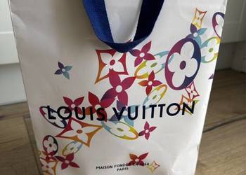Torba zakupowa oryginał LV Louis Vuitton, używany na sprzedaż  Lubin