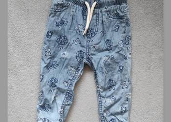 Jeansowe spodnie , myszka Minnie, Disney Baby, 74 cm na sprzedaż  Kielce
