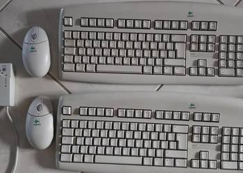 Logitech, klawiatura, myszka, vintage , retro, keyboard na sprzedaż  Kielce