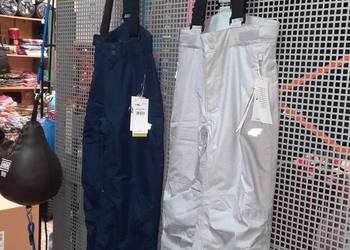 Używany, Spodnie narciarskie dziewczęce 4F ( granat, szary ) na sprzedaż  Dębica
