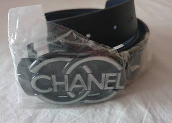 NOWY pasek do spodni Chanel czarny pasek CC na sprzedaż  Gdynia