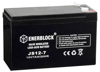 Akumulator 7Ah 12V ENERBLOCK AGM JS12-7 12V na sprzedaż  Rybnik