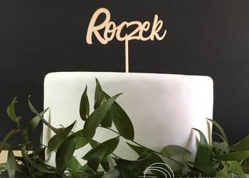 Używany, Topper na tort ROCZEK - wzór 6 na sprzedaż  Nidzica