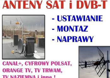 Anteny TV Sat - ustawianie, montaż. Canal +, Cyfrowy Polsat., używany na sprzedaż  Lwówek Śląski