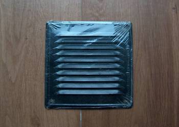 Kratka wentylacyjna kominowa metalowa 16,5x16,5cm antracyt - RAL 7016, używany na sprzedaż  Białystok