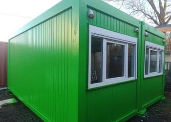 Używany, Kontener DUO mieszkalny / usługowy / biurowy z łazienką ok. 26 m2 zielony na sprzedaż  Gdańsk