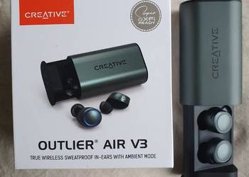 Używany, Słuchawki bezprzewodowe Creative Outlier Air V3 na sprzedaż  Turek
