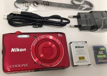 Aparat cyfrowy Nikon Coolpix A300 20Mpx x8 WiFi BT NFC CCD jak NOWY na sprzedaż  Kraków