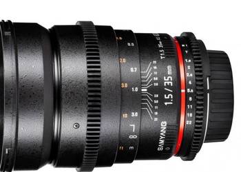 Obiektyw Samyang 35 mm T1.5 AS UMC VDSRL ver. Cine Sony E na sprzedaż  Warszawa