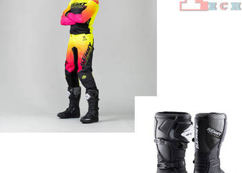STRÓJ SPODNIE+KOSZULKA+BUTY TRACK FOCUS 2022 NEON na sprzedaż  Mrągowo