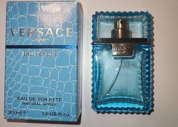 Pusty flakon, butelka po Versace Man, 30 ml + opakowanie na sprzedaż  Wrocław