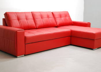 Używany, SKÓRA NATURALNA NAROŻNIK Z F.SPANIA 6038 SOFA na sprzedaż  Poznań